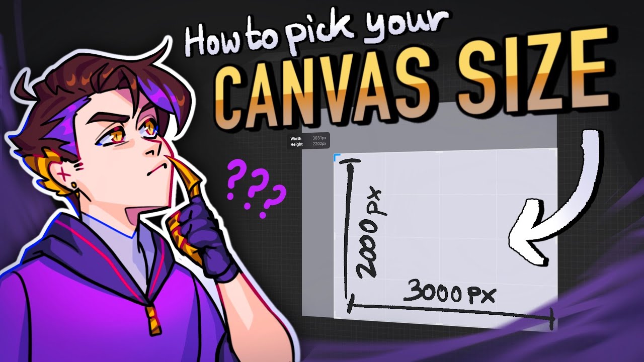 How to pick your Canvas Size【Digital Art Tutorial】