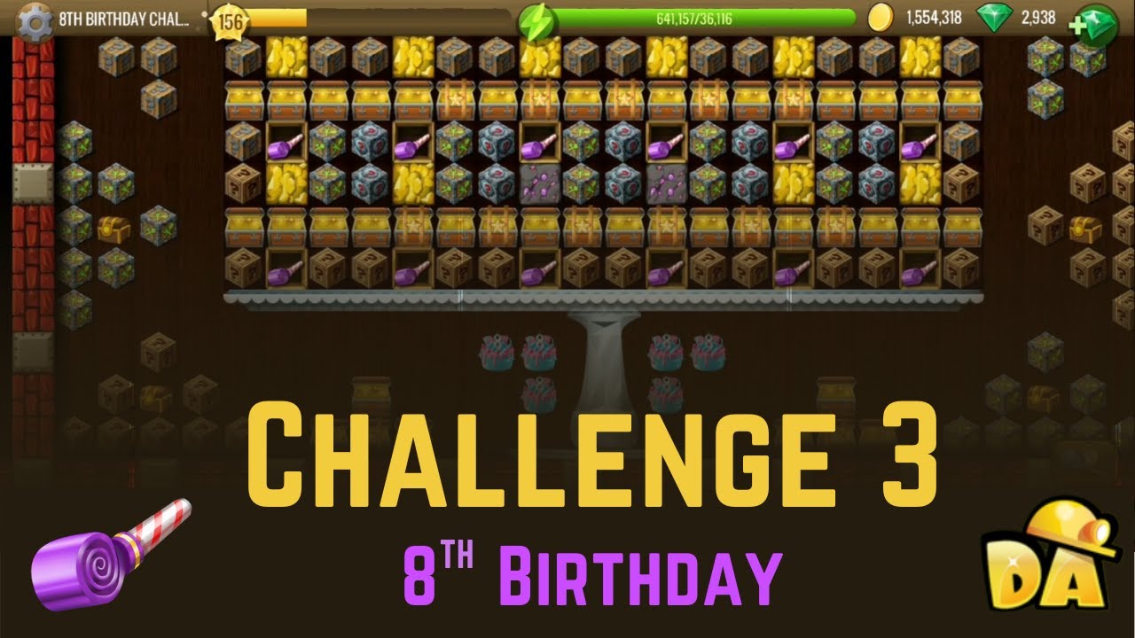 Challenge 3 - 8th Birthday - Diggy's Adventure