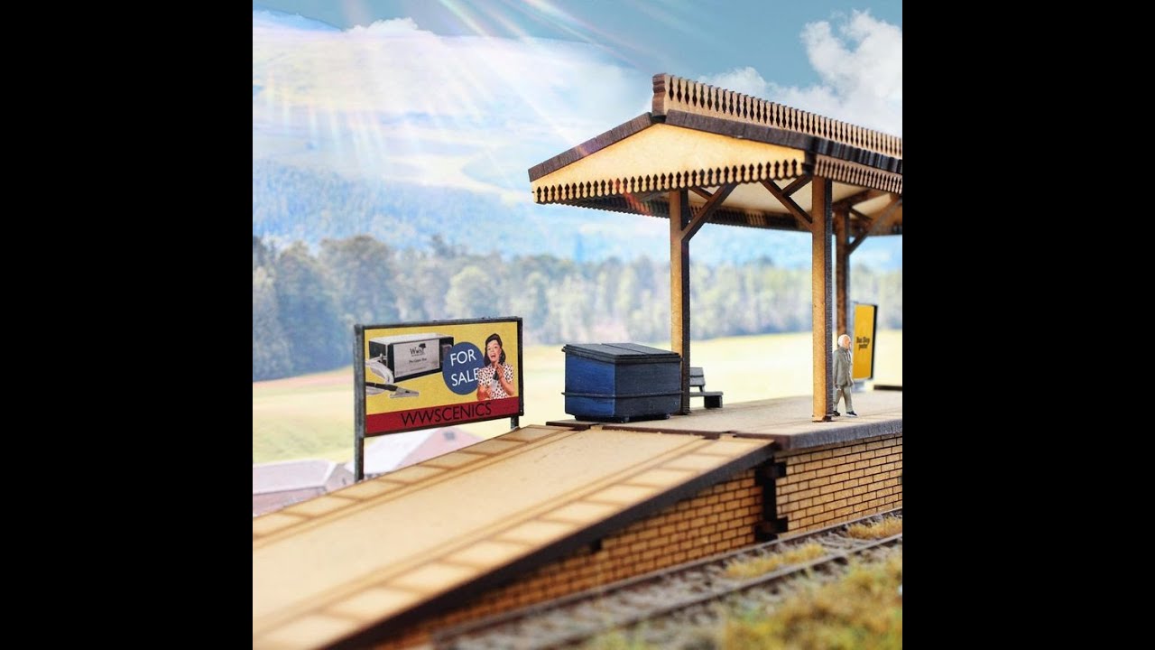 OO Gauge Large Advertising Billboards