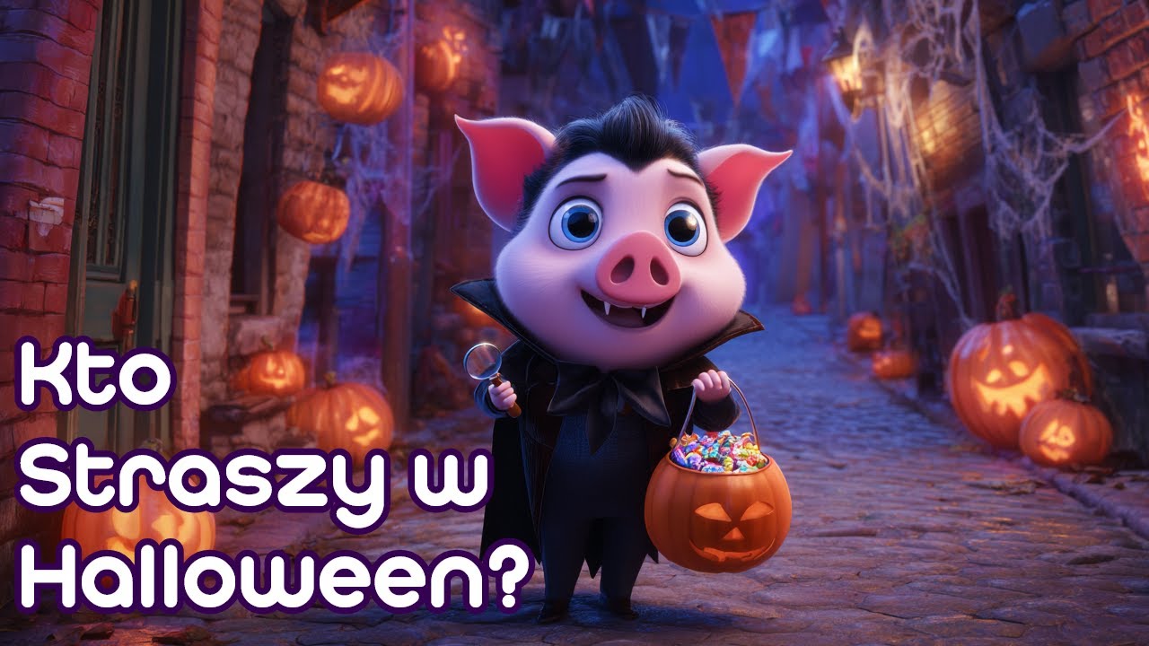 🐷 Detektyw Chrumpciok i Duch Halloween 👻🎃 | Bajka słuchowisko dla dzieci 🌙 | Audiobook 🎶