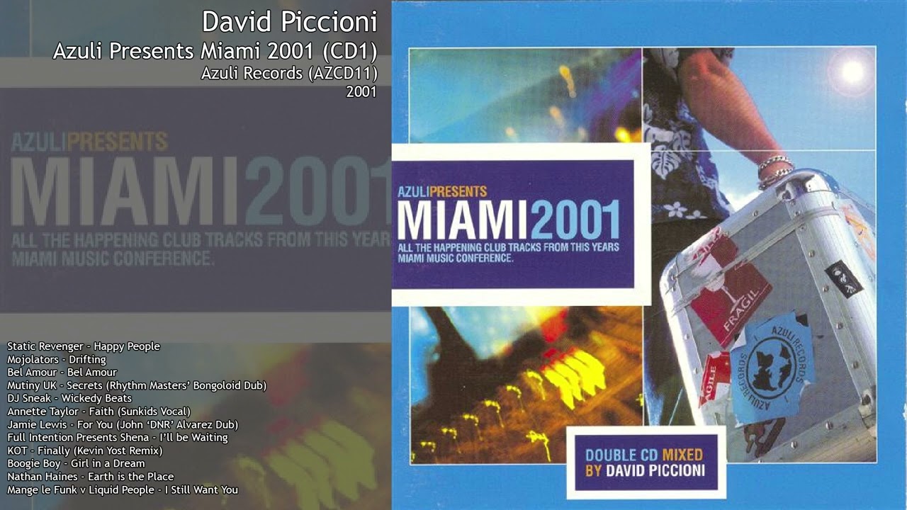 David Piccioni - Azuli Presents Miami 2001 (CD1+2) (2001)