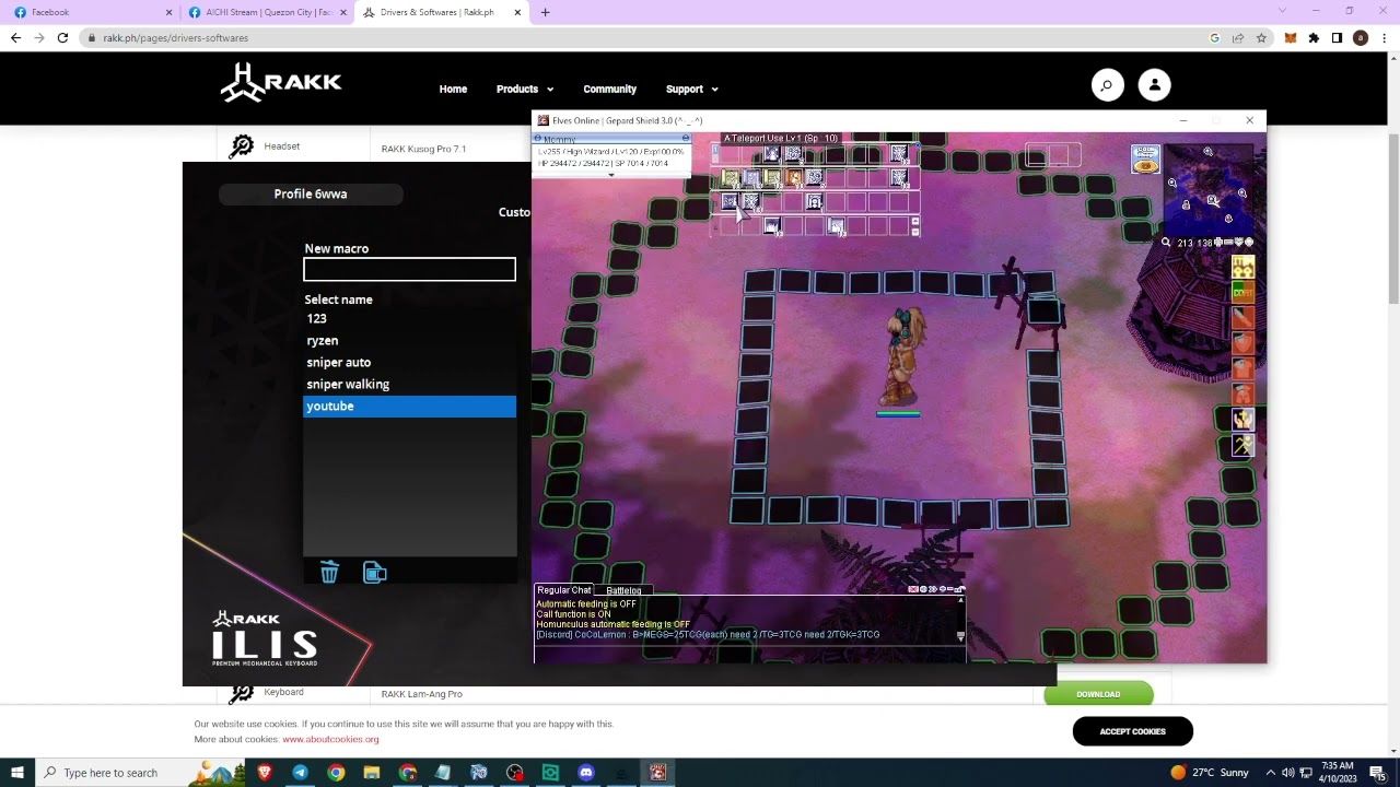 How to setup macro keyboard software tool | AFK GOLD FARMING | Ragnarok Online | RAKK ILIS