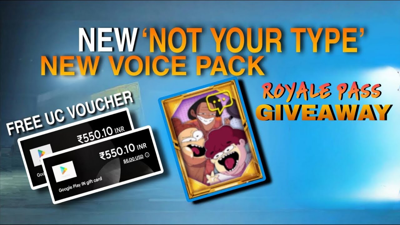 NOT YOUR TYPE HINDI SPECIAL VOICE PACK BGMI CREATE OPENING | Not Your Type Voice pack 