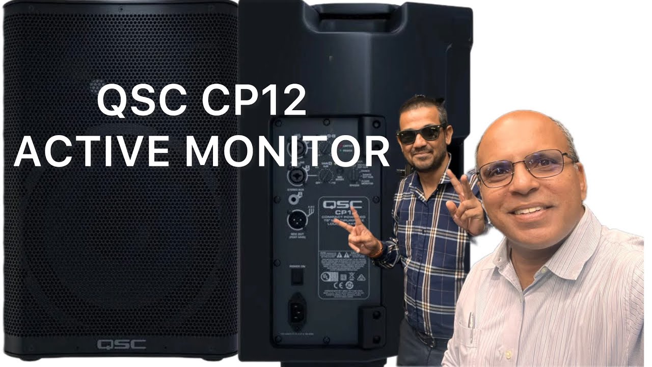 QSC CP12 Active Monitor ￼Sound Check