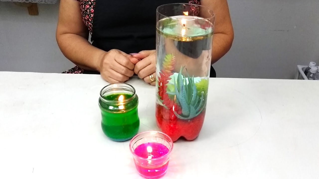 VELA FLUTUANTE  Uma Decoração INCRÍVEL Gastando pouco