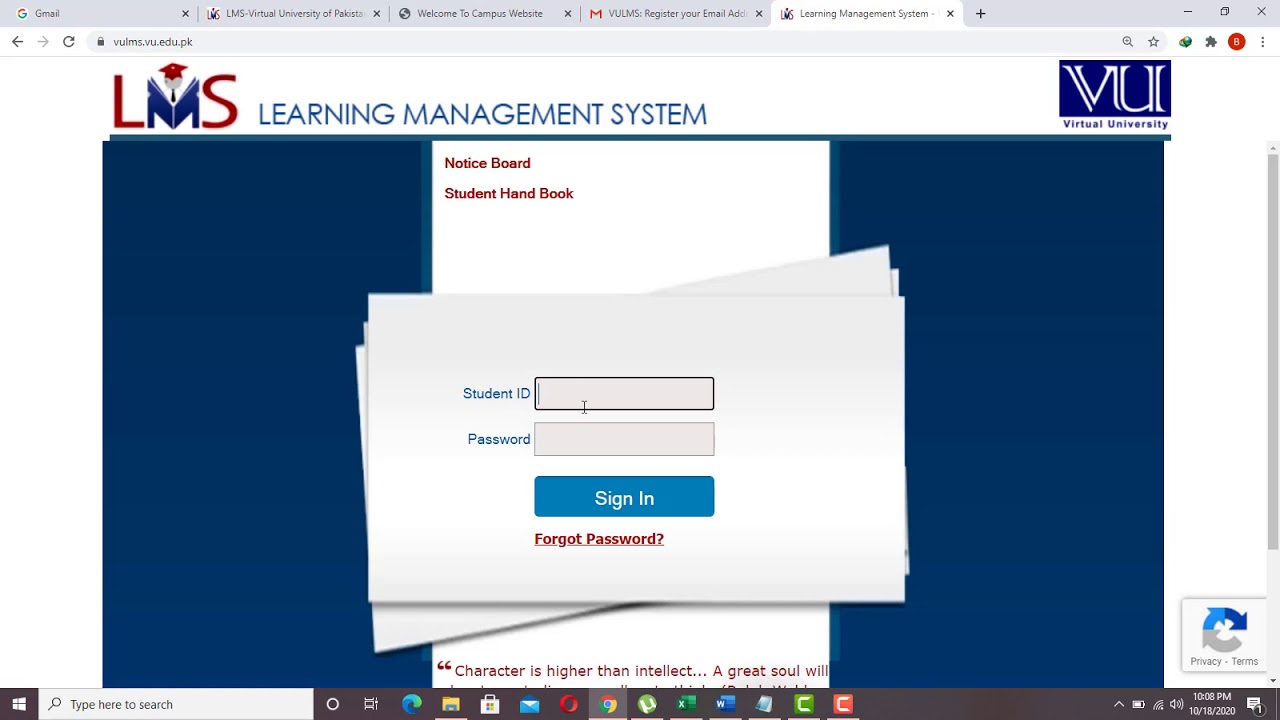 how to register vulms