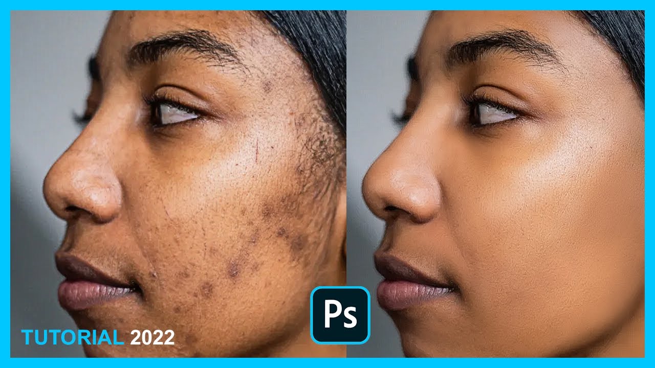 How to smooth skin using  in Photoshop | Skin Retouching Tutorial