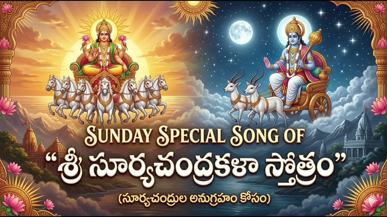 Sunday Special Song | శ్రీ సూర్యచంద్రకళా స్తోత్రం | Sri Suryachandrakala Stotram Telugu Devotional