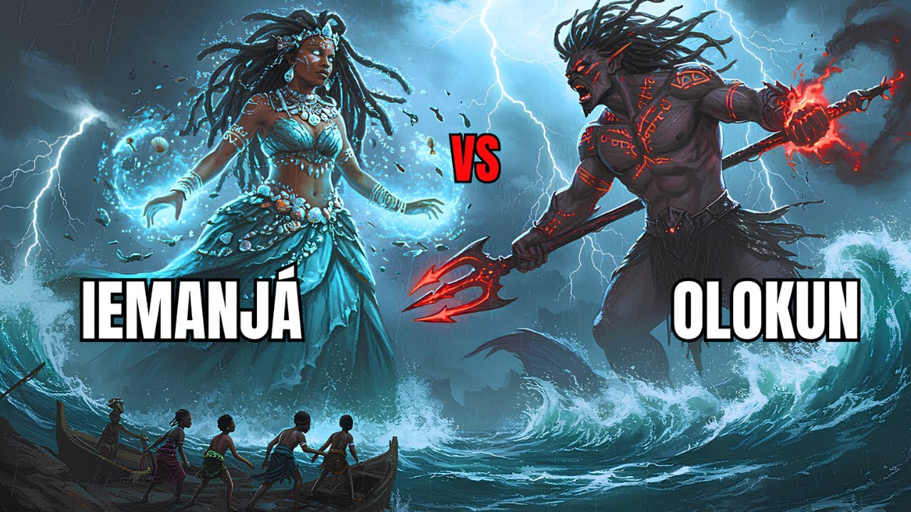 A História Não Contada da Batalha de Iemanjá com Olokun e o Nascimento dos Oceanos