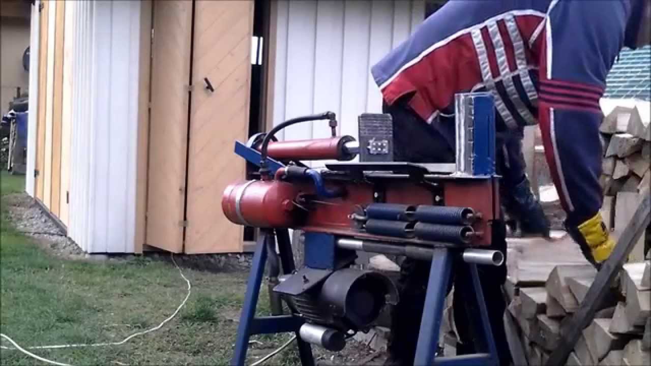 Łuparka drewna domowej roboty/ Home made wood splitter. 2