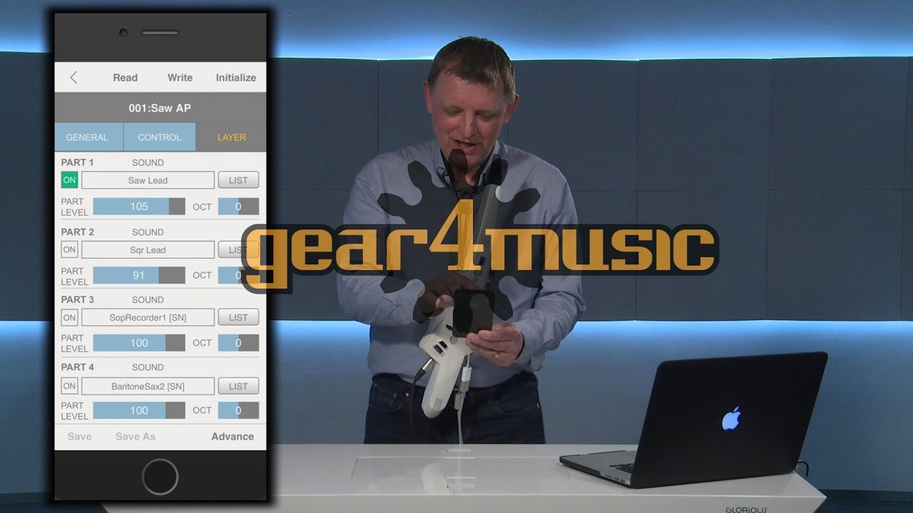 Roland AE-10 Aerophone App Demo