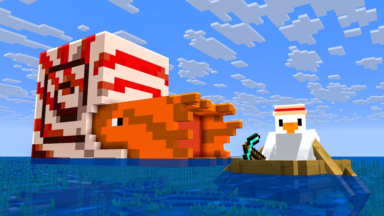 Я построил все чертовы Наутилусы в Minecraft
