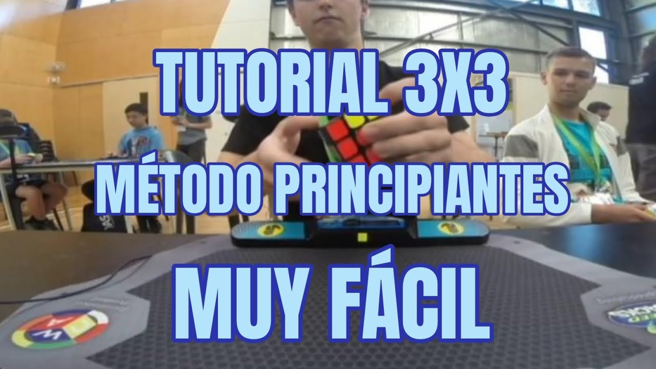 Tutorial Cubo de Rubik 3x3 (Método Principiantes) - Paso a Paso Muy Fácil