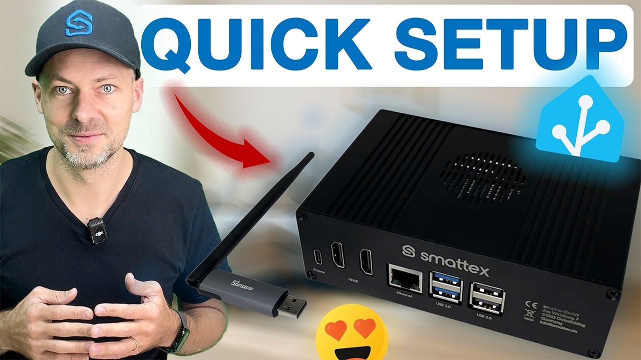 smattex Plug & Play Set Black in 5 Minuten Home Assistant einrichten ⚡️ Matter Controller mit Thread