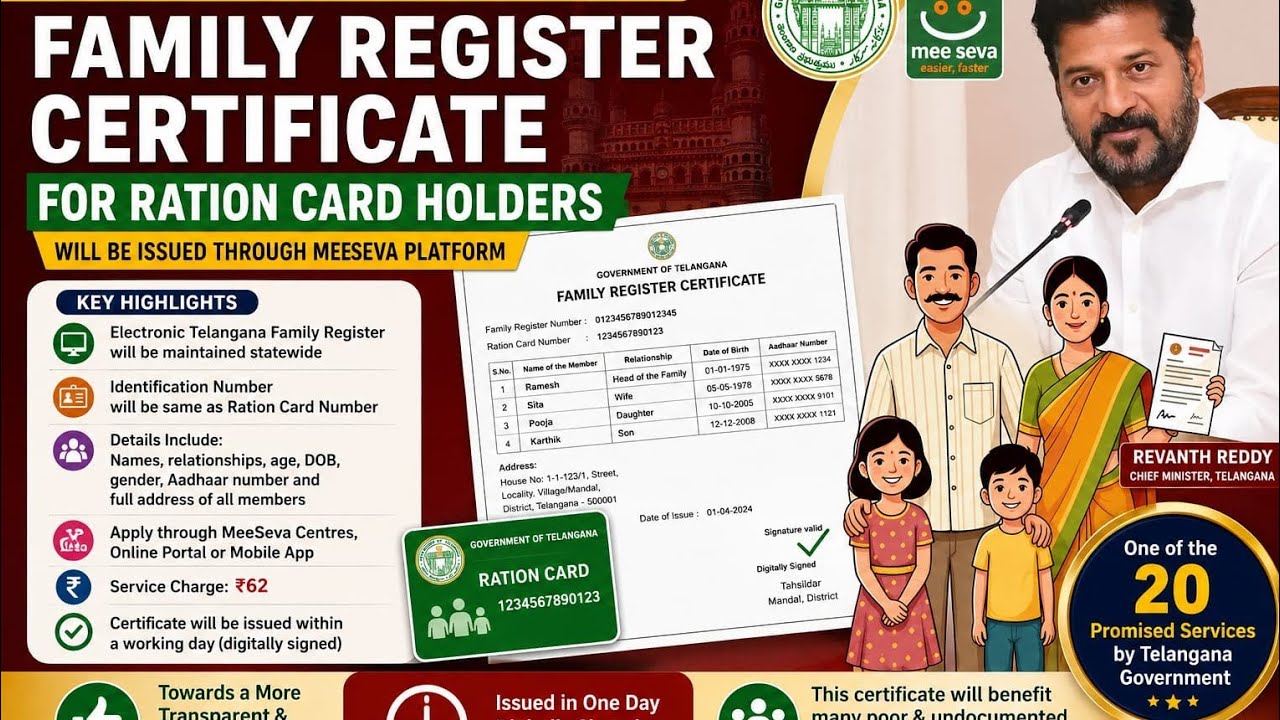 Ration Card CANCEL ❌ Ho jayega|Agar Apne FAMILY RAGISTER CERTIFICATE Nahi Banaya|Apply Now RATION