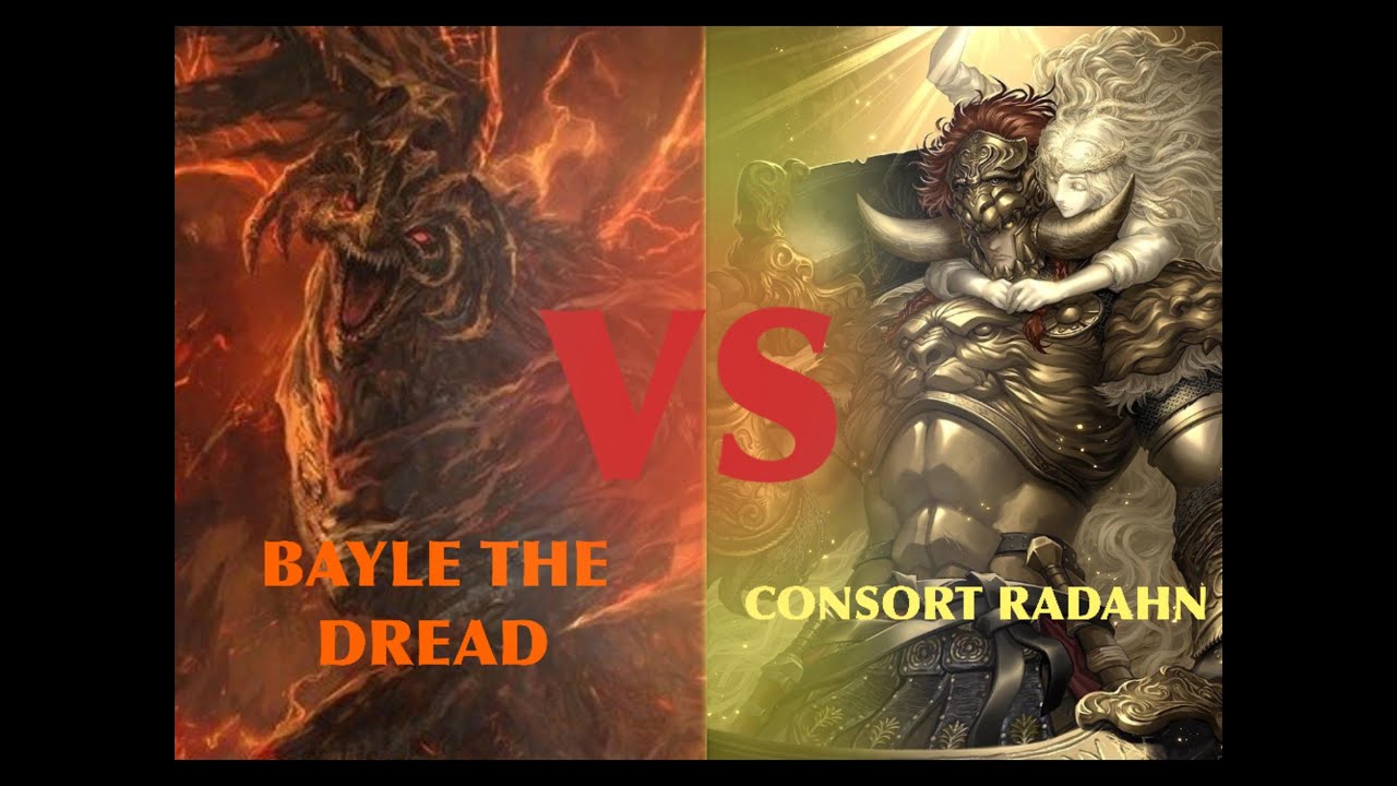 BAYLE THE DREAD VS CONSORT RADAHN - Elden Ring (Playable Bosses) 