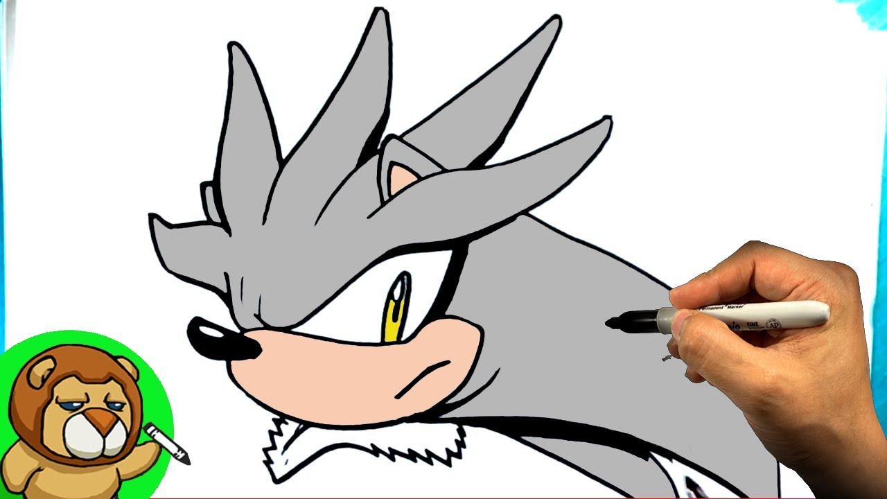 How to Draw SILVER the HEDGEHOG - Sonic