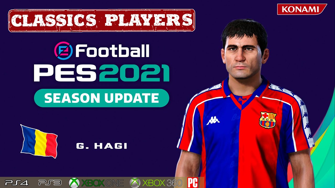 G. HAGI face+stats (Classics Players) How to create in PES 2021