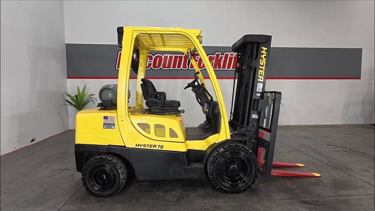 HYSTER H70FT 7,000 lb Propane ( LP ) #425U Forklift for Sale 