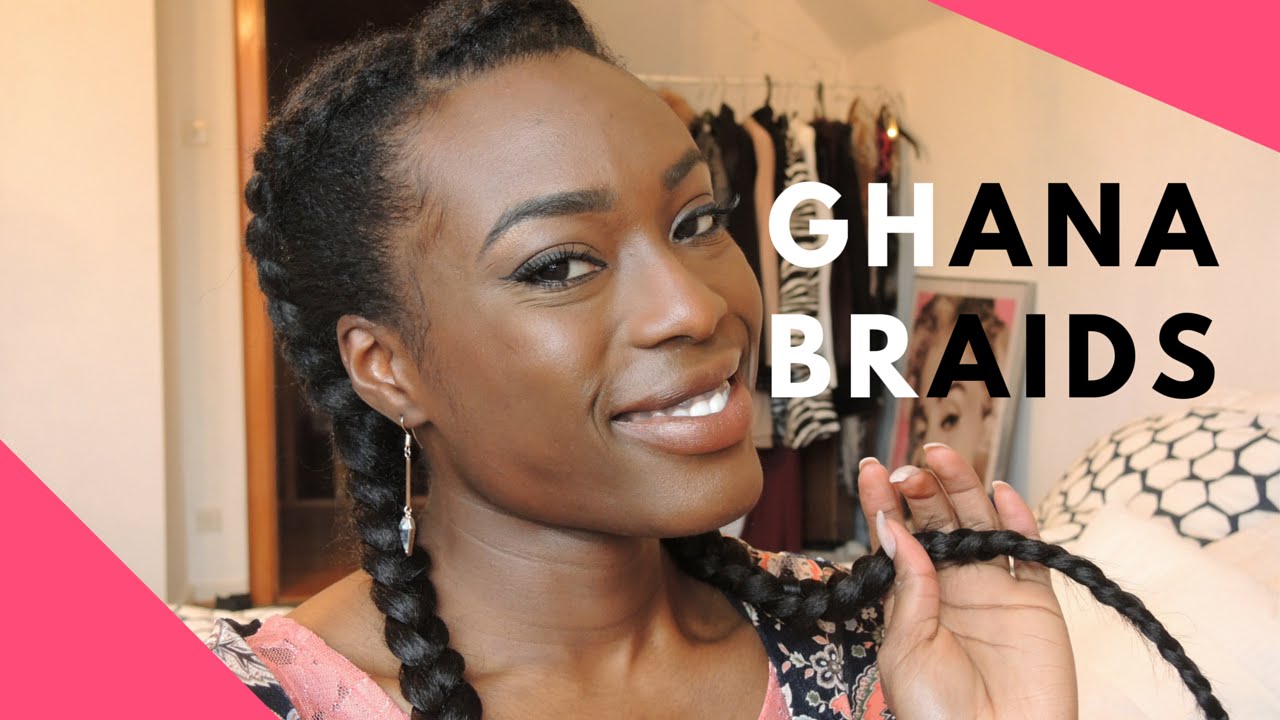 GHANA BRAIDS - réaliser des nattes couchées avec des extensions