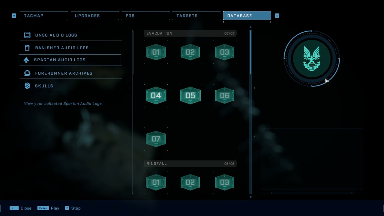 All 7 Evacuation (Spartan Audio Logs) - Halo Infinite