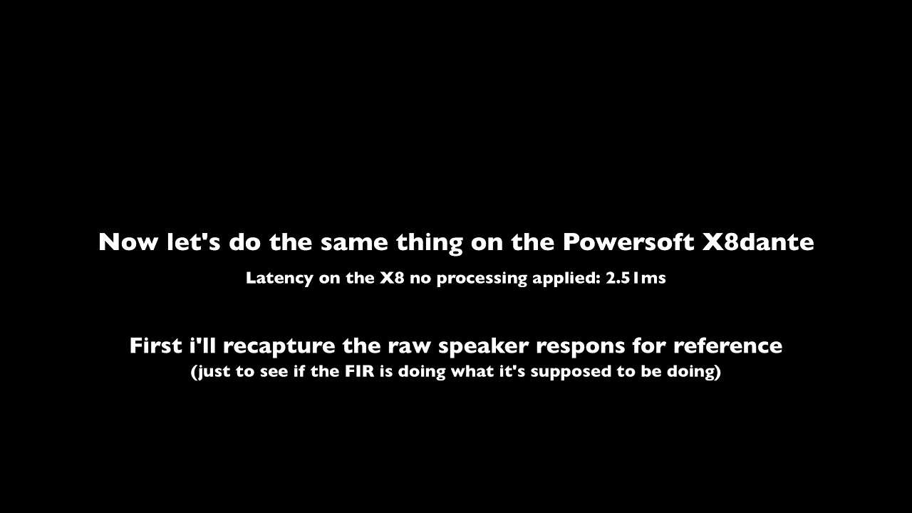 FIR DESIGNER LINEA ASC48 POWERSOFT X8dante