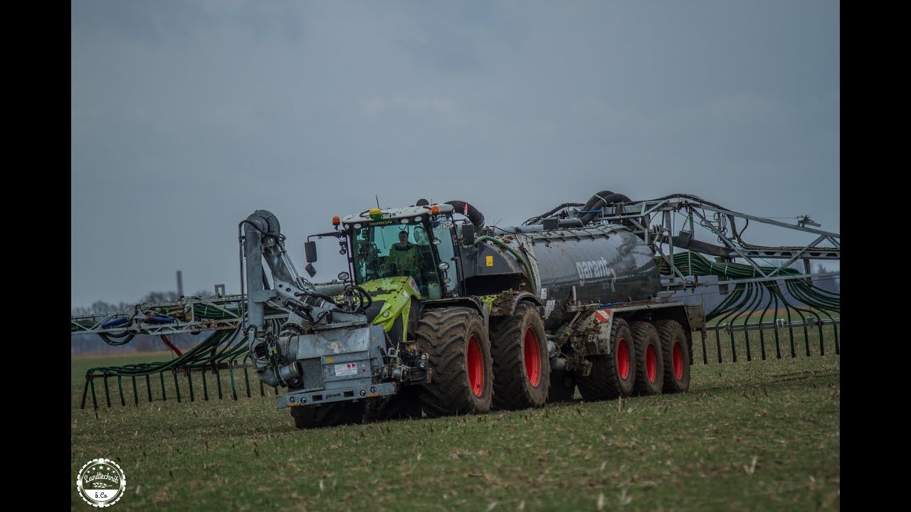 Gülle ausbringen // Claas Xerion 4000 mit Kotte Garant Schwanenhalsfass