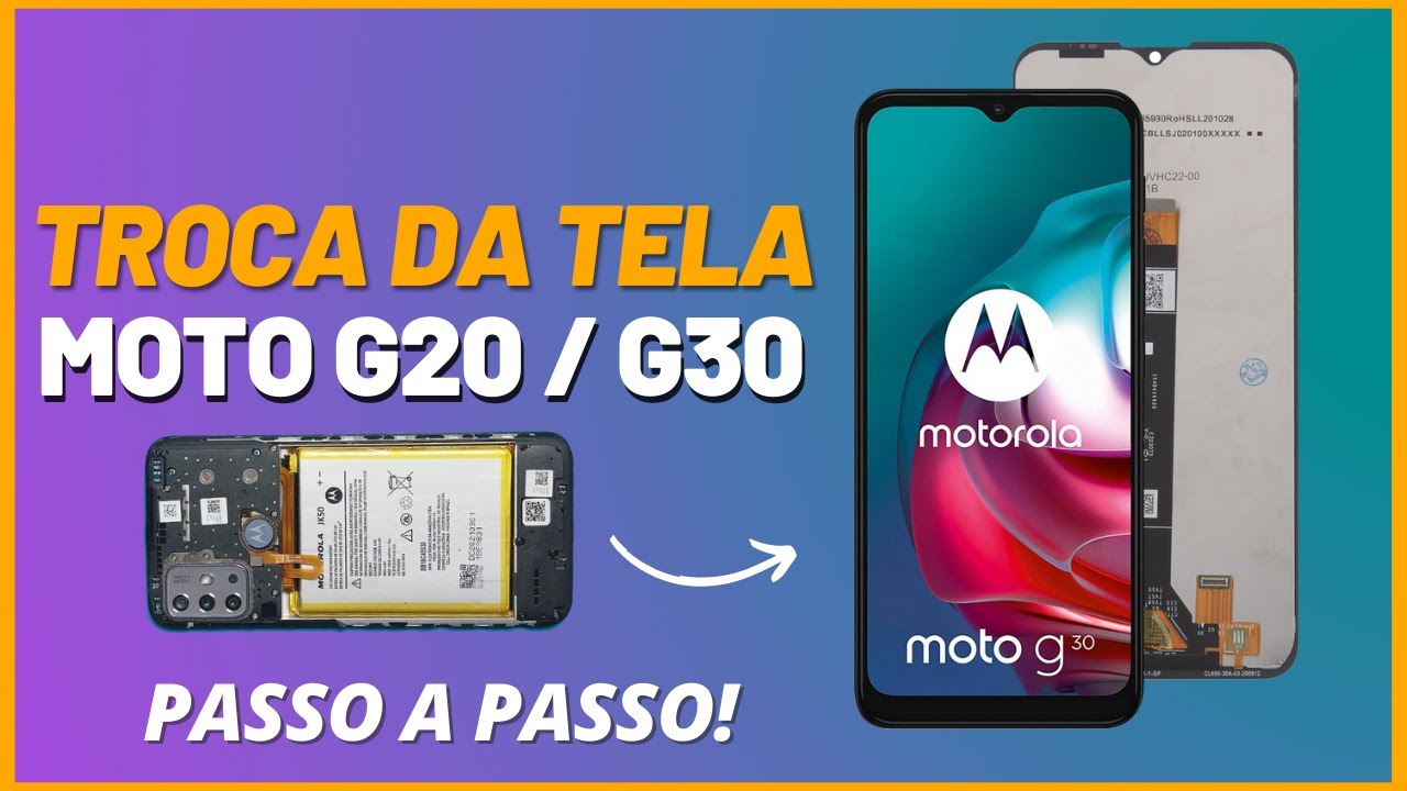 COMO FAZER A TROCA DA TELA DO MOTO G20/ G30 PASSO A PASSO, RÁPIDO E FÁCIL!