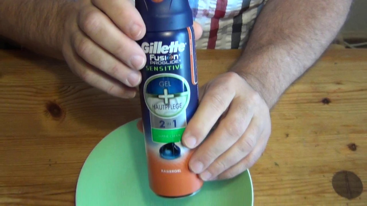 Rasiergel Gillette Fusion Proglide Sensitive Test - Rasurguru