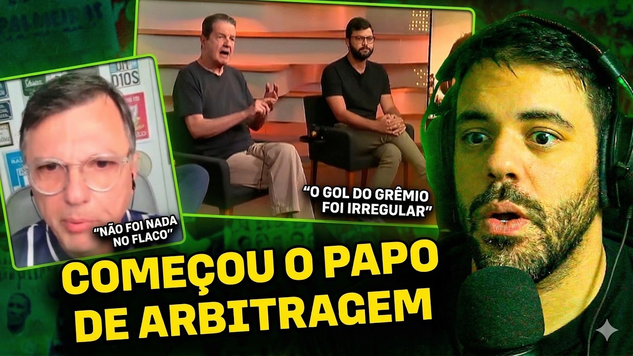 MAURO CEZAR &Eacute; REFUTADO POR JUCA KFOURI SOBRE GOLS DO PALMEIRAS CONTRA O GR&Ecirc;MIO