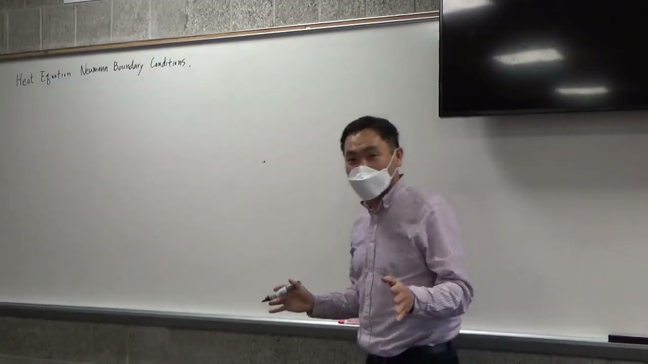 Heat equation with Neumann boundary condition