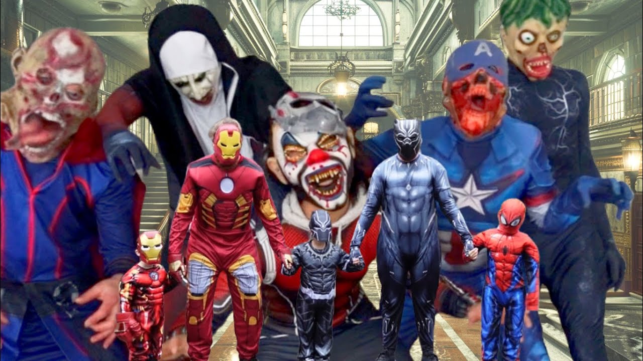 Kids meet Zombie Avengers