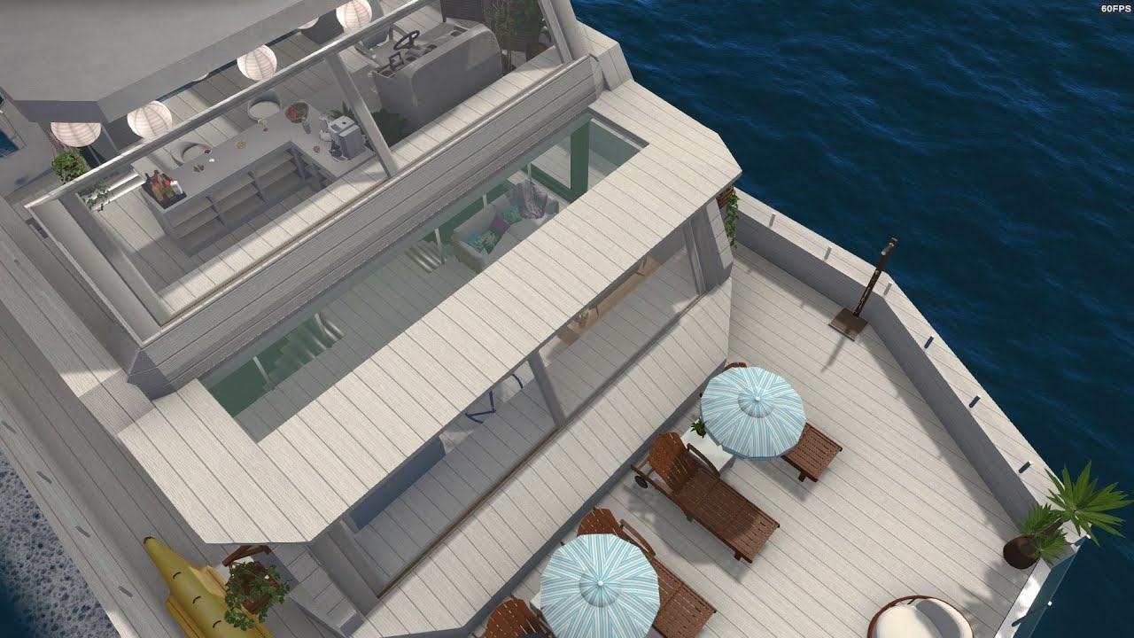 Frozen District | House Flipper | a Yacht with an ocean view