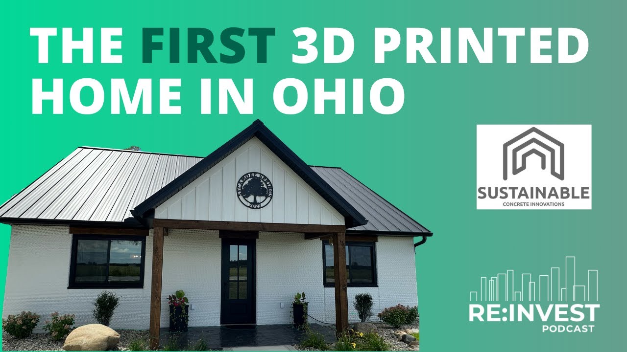 Sustainable Concrete Innovations with John Smoll - THE FIRST 3D PRINTED Home in Ohio