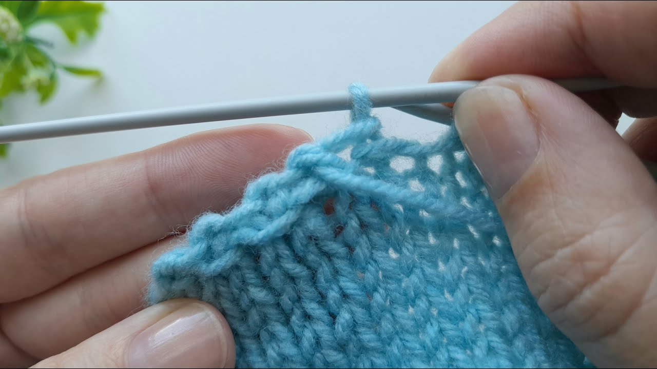 ✨ Bulgarische Abketttechnik – so beendest du dein Strickstück perfekt
