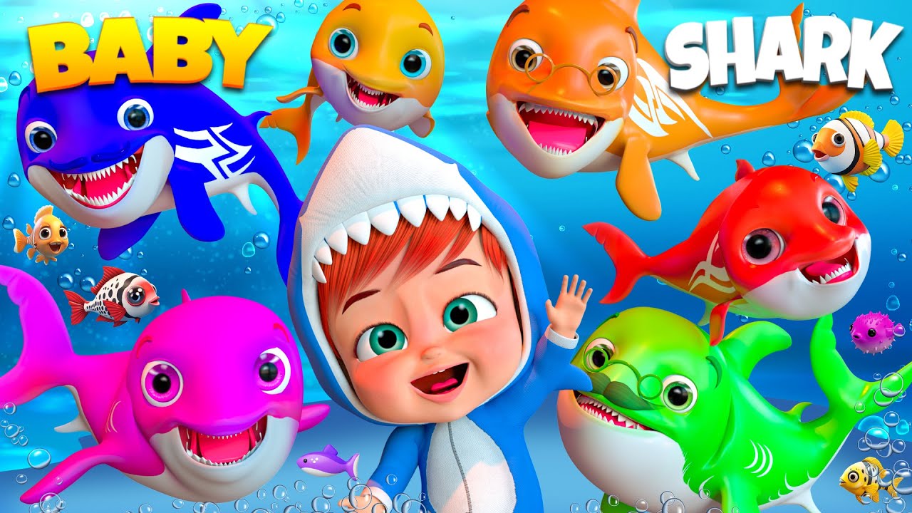 Baby Shark and His Family 🐳🌊 + Kids Songs and Nursery Rhymes | Coco ABC Cartoon #babyshark