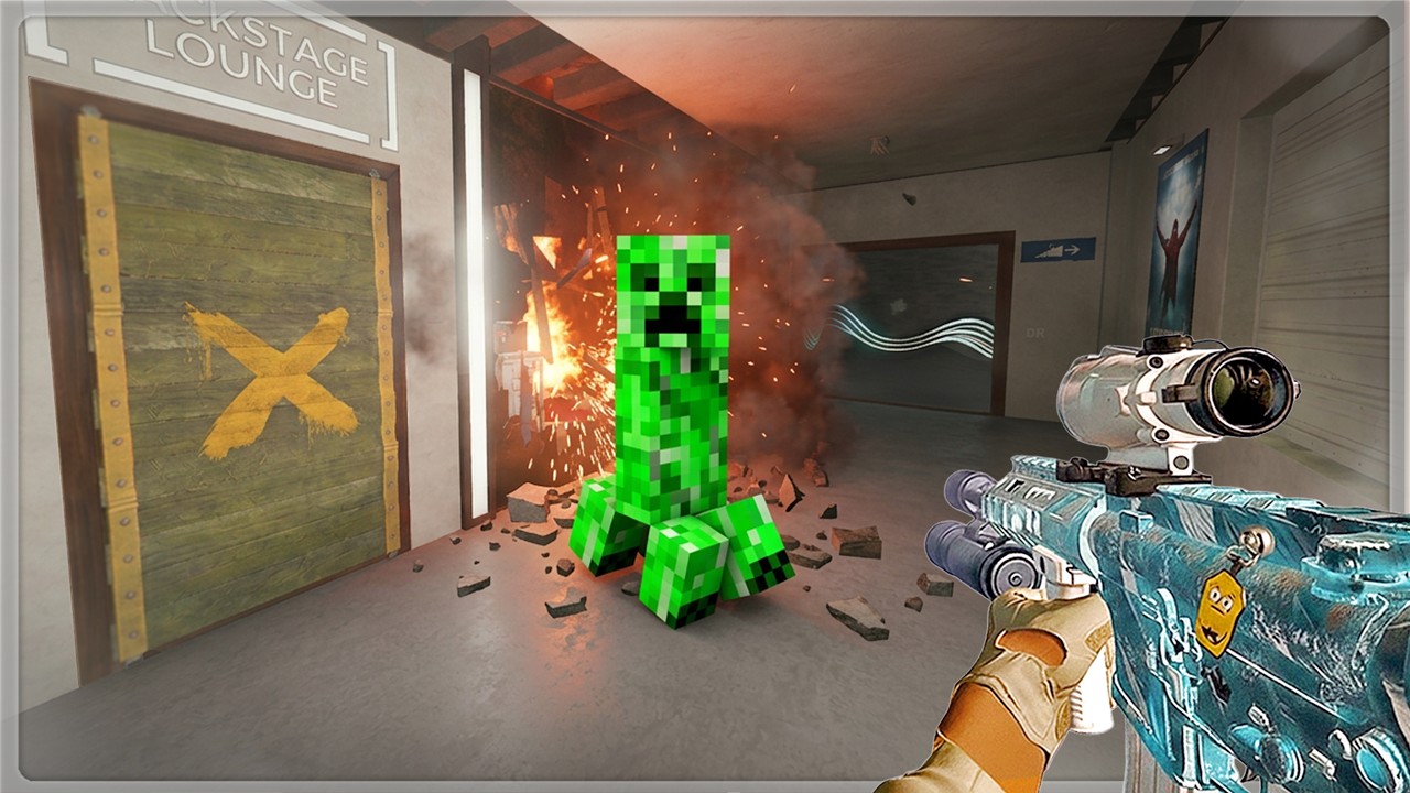 Rainbow Six Siege...but it's Actually Minecraft