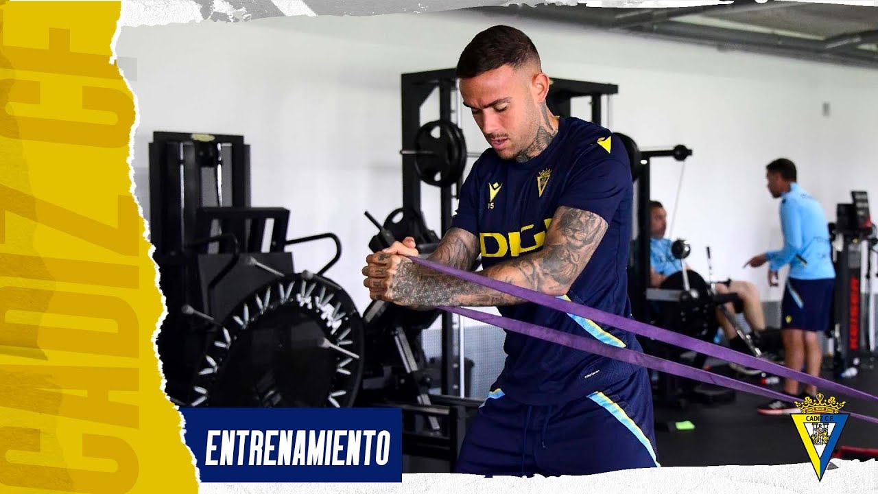 Sesión de gimnasio para el entrenamiento del domingo | Cádiz Club de Fútbol
