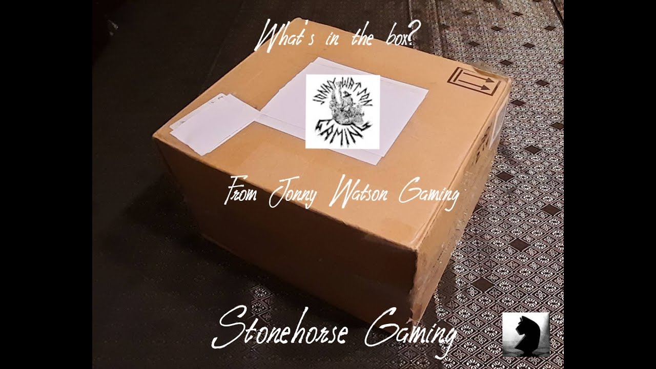 What's in the box from Jonny Watson Gaming?