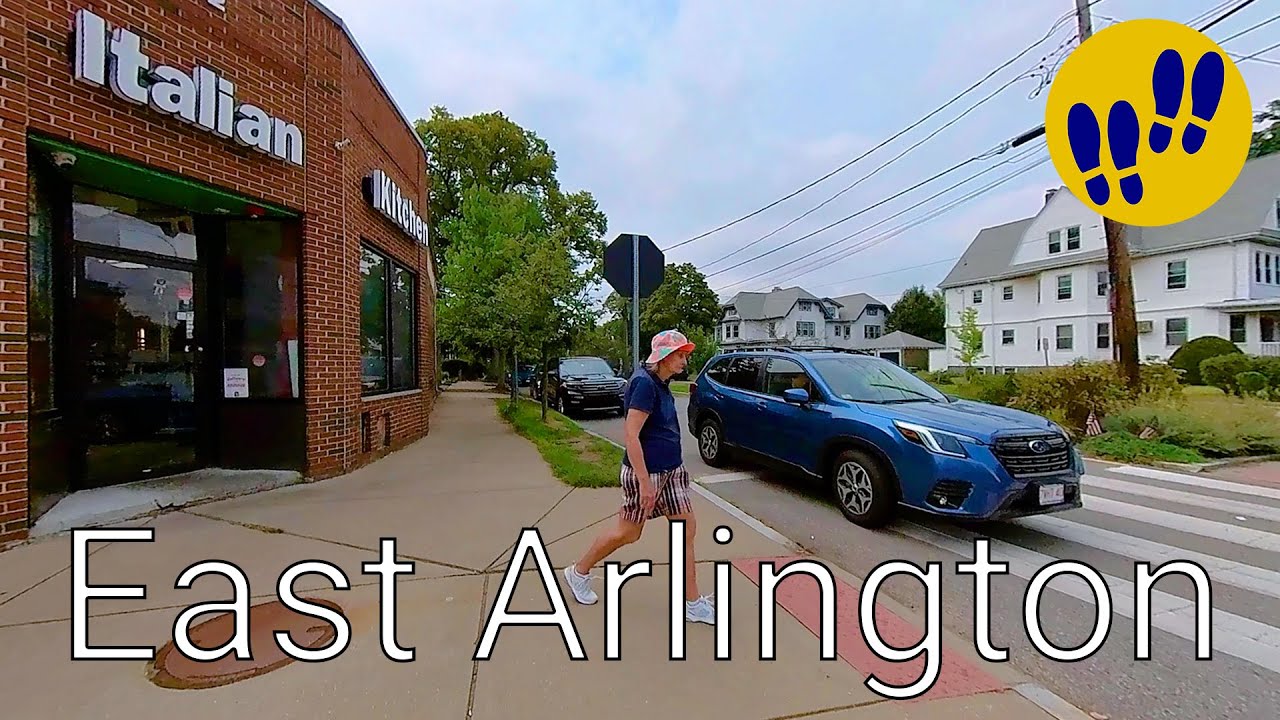 Walking in East Arlington, MA
