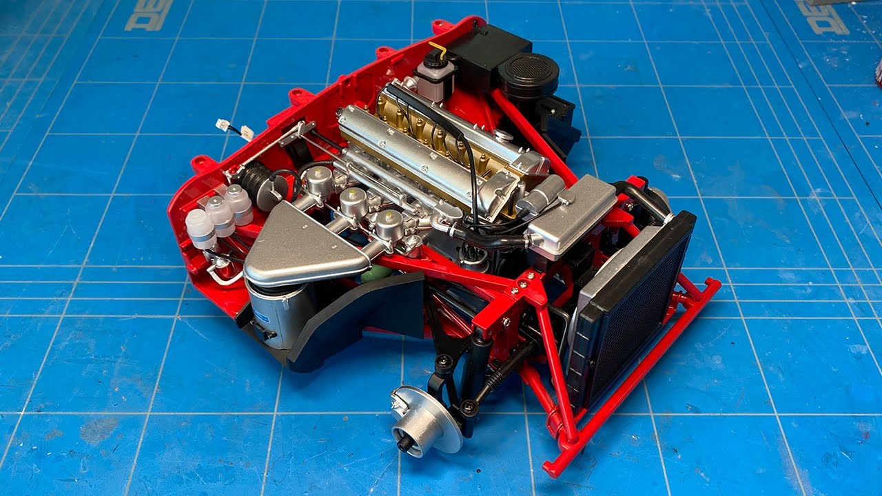 Building a 1 to 8th Scale Agora Models Jaguar E Type Part 1 The Engine
