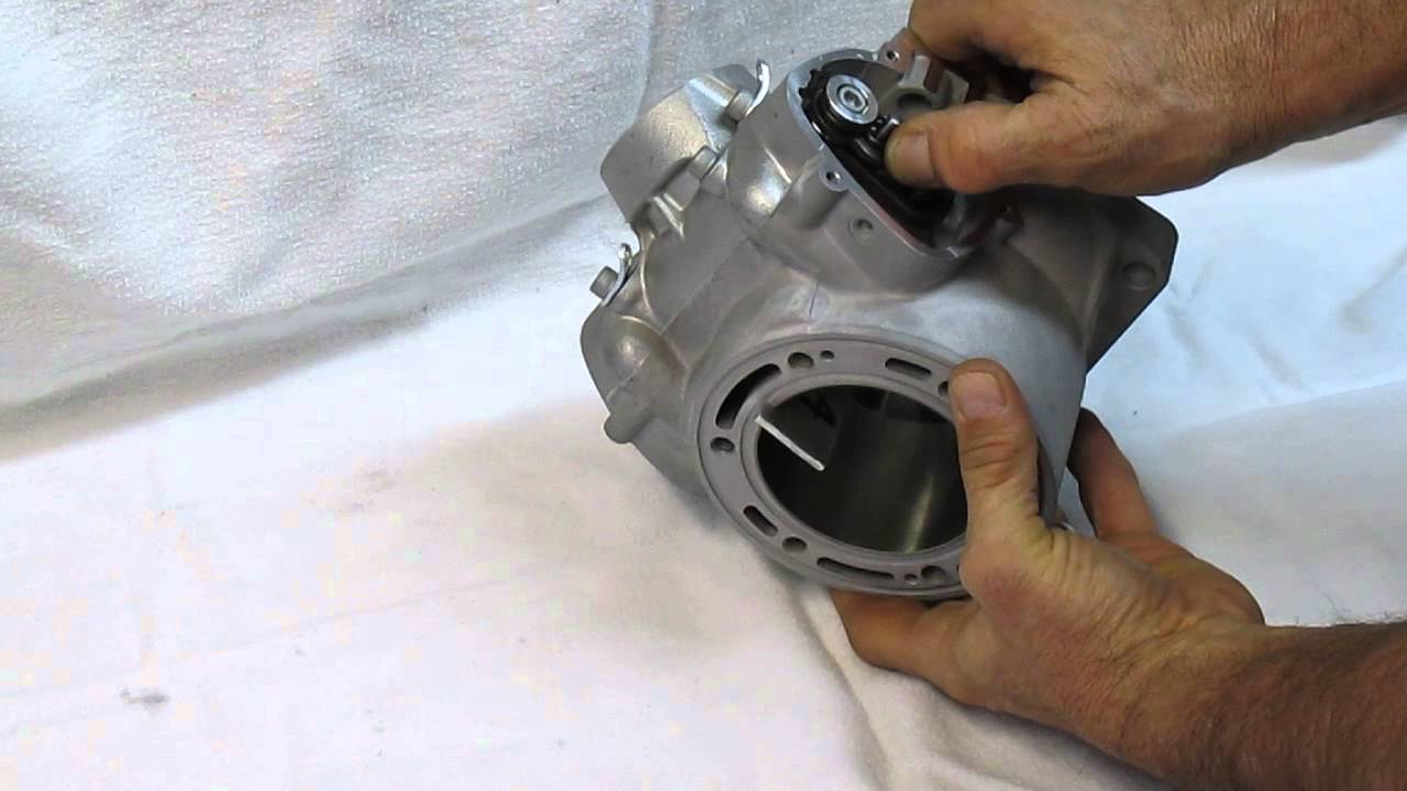 Setting Z dimension on KTM 300 cylinder
