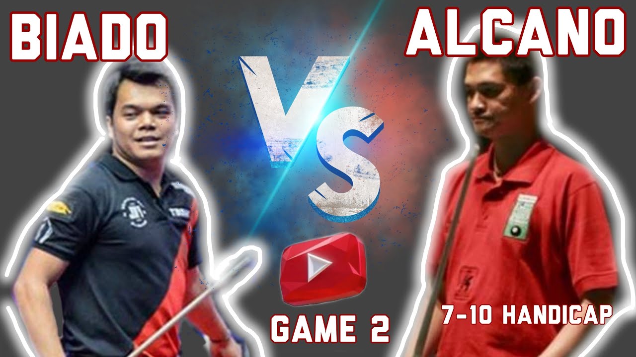 Carlo Biado VS Ronie Alcano 7-10 handicap  REMATCH GAME R-22