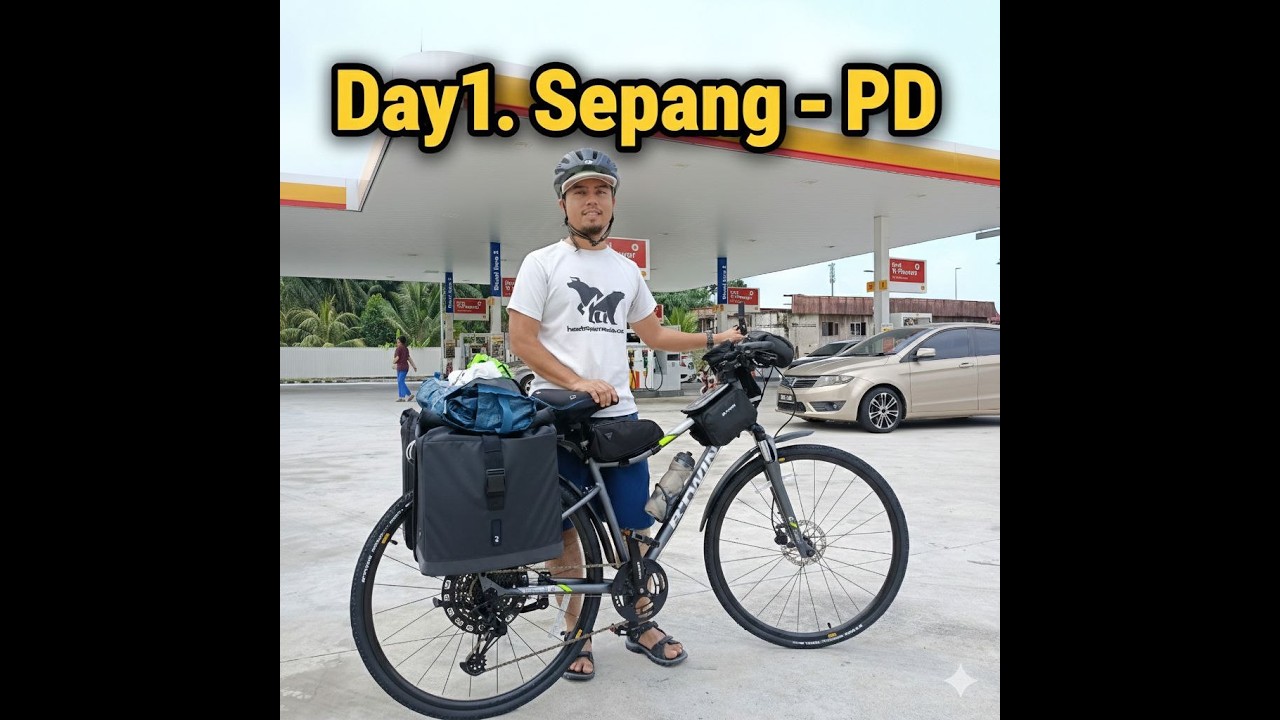 First Time Kayuh Touring! 1. Kayuh Basikal dari Sepang ke Port Dickson