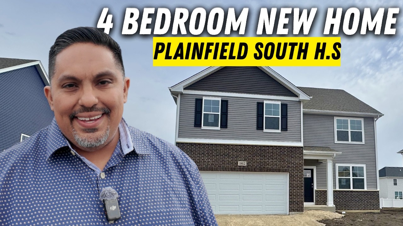Henley Model Home Tour in Plainfield IL | New Construction Near Plainfield South HS for Families