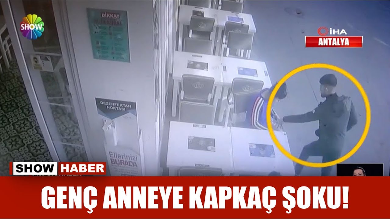 Genç anneye kapkaç şoku!