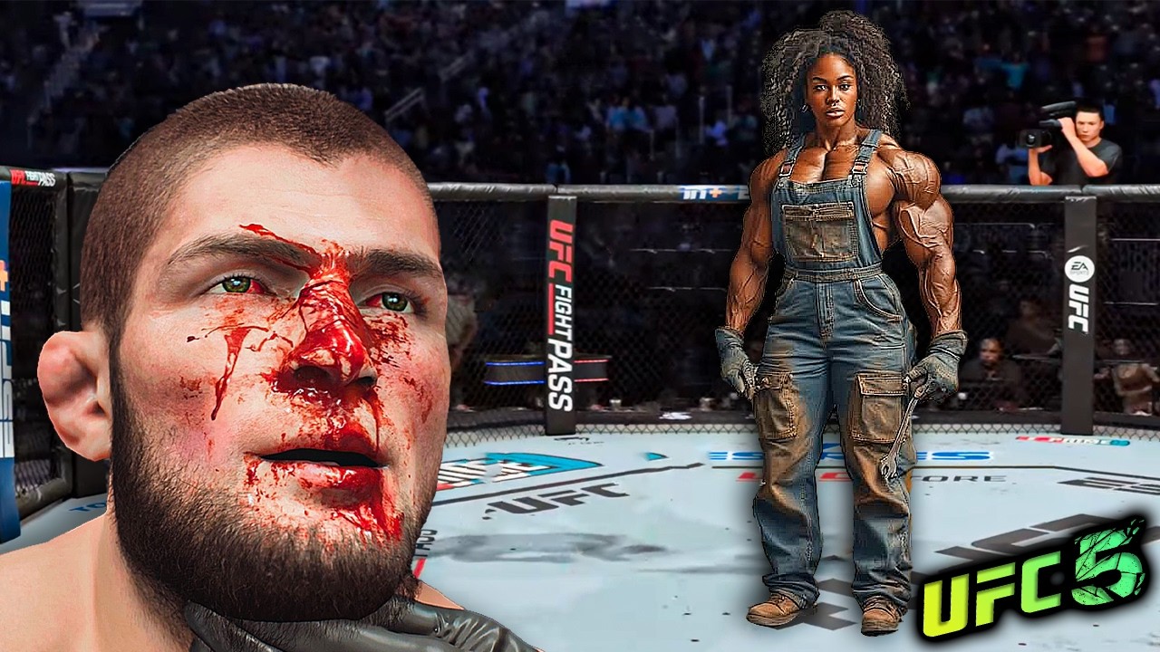 Хабиб Нурмагомедов против Принцессы Автомеханик (EA Sports UFC 5)
