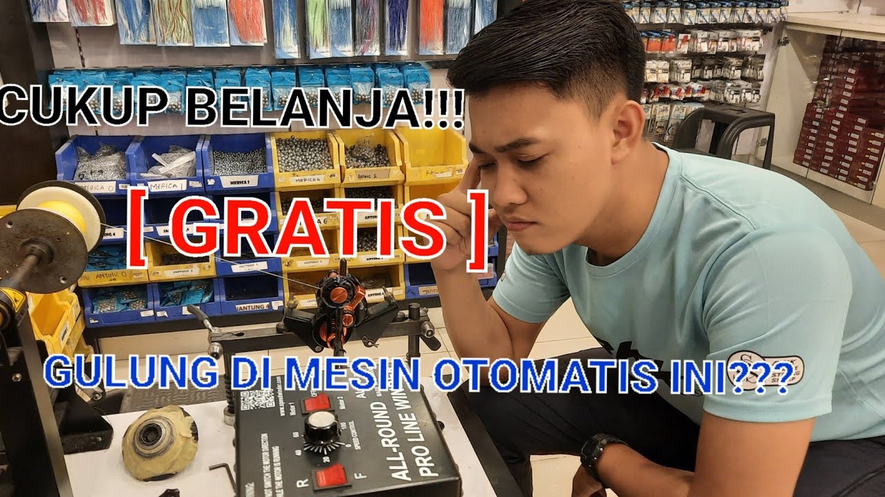 TIDAK PERLU CAPEK GULUNG!!! DISINI ADA ALAT PENGGULUNG BENANG KE REEL OTOMATIS