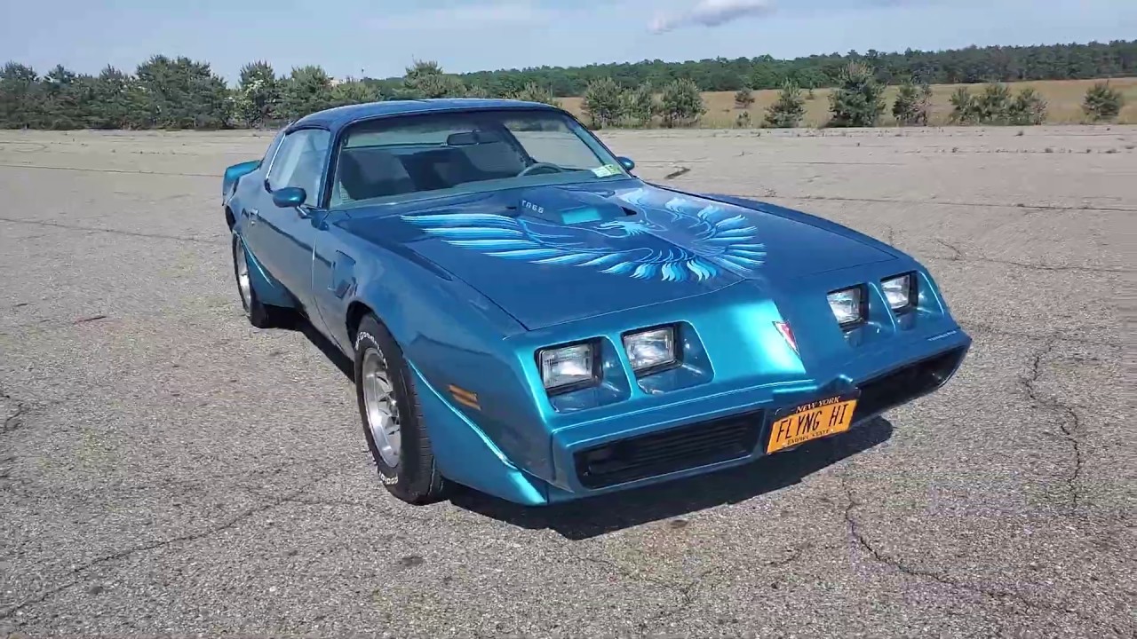 Gorgeous 1979 Pontiac Trans Am For Sale~Atlantis Blue~T-Tops~WS6 6.6 Litre~