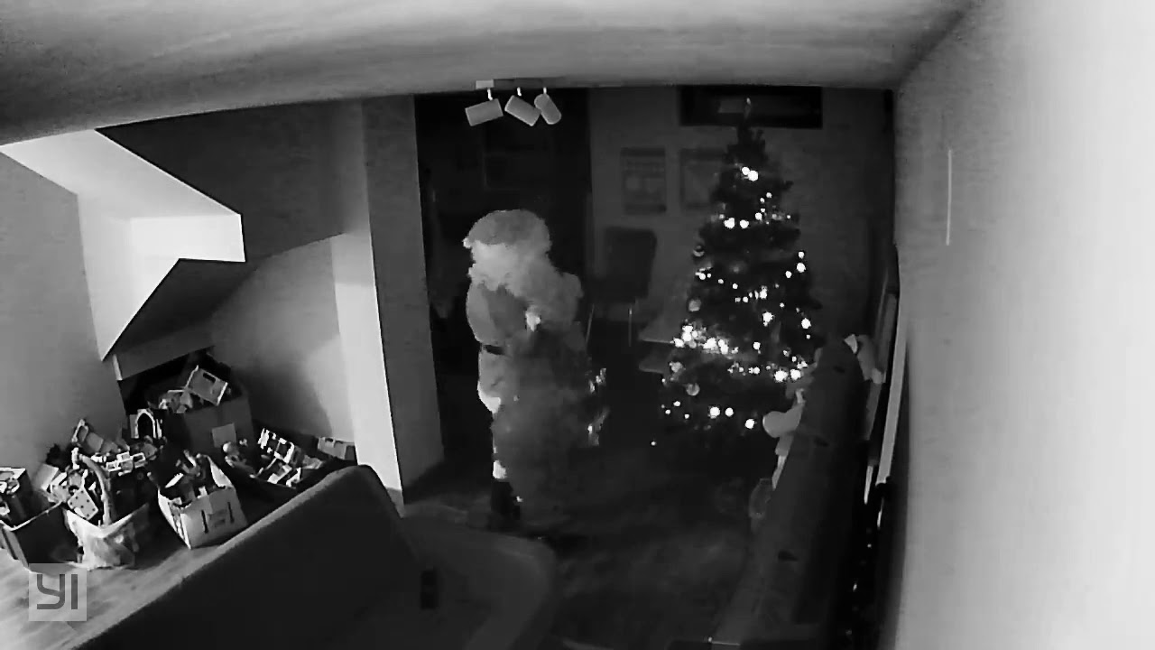 Busted! Santa Claus caught on hidden camera, must watch!